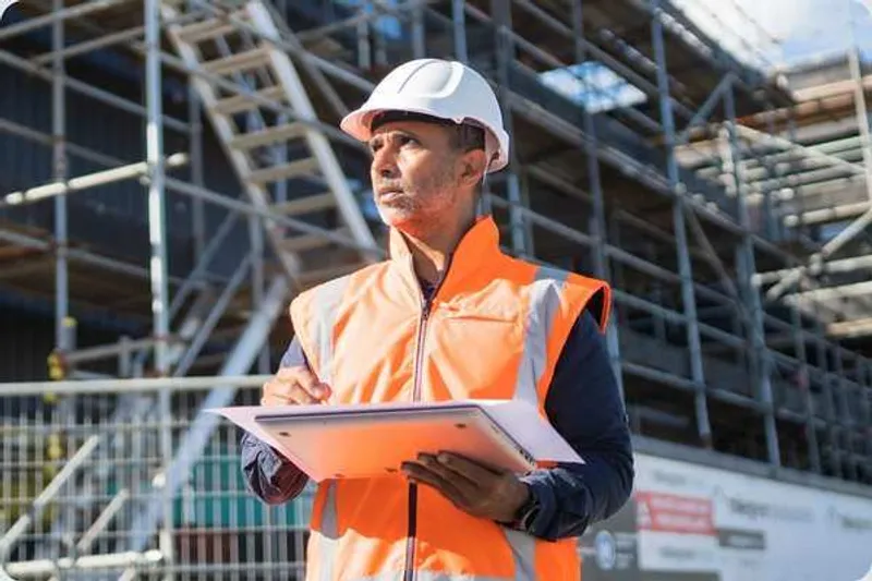 Site manager on the job site!
