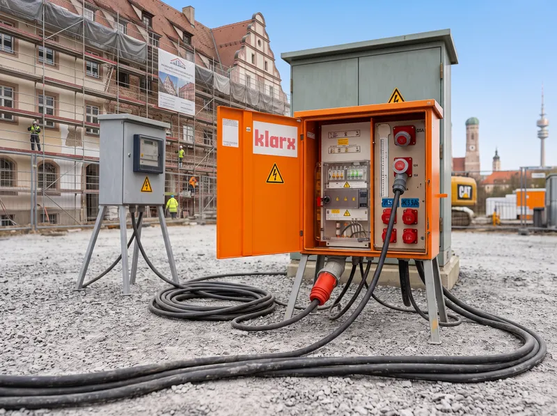 Power connection for renovation project in Munich