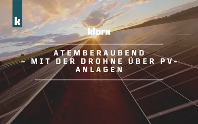 klarx builds towards a green future – drone footage of PV systems