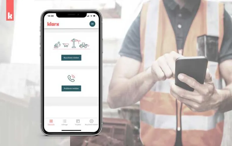 klarx launches its own app – rent construction equipment even easier